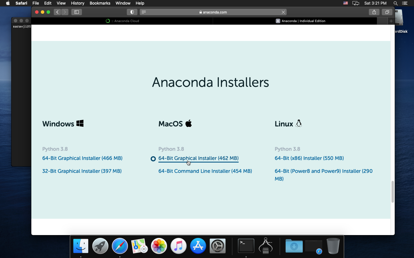 anaconda install mac m1